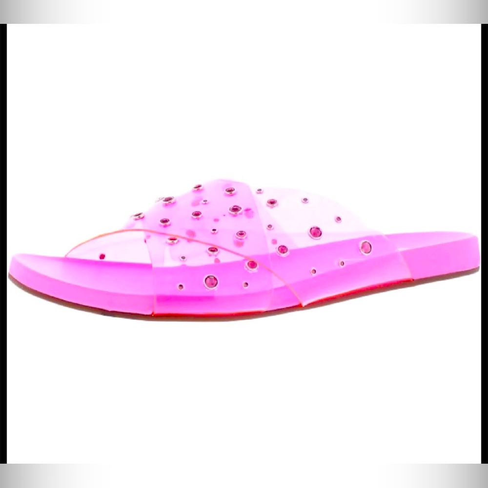 JESSICA SIMPSON TISLIE OPEN-TOE SLIP-ON SLIDE SANDALS (NWT)